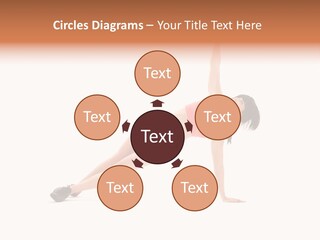 Girl Young Workout PowerPoint Template