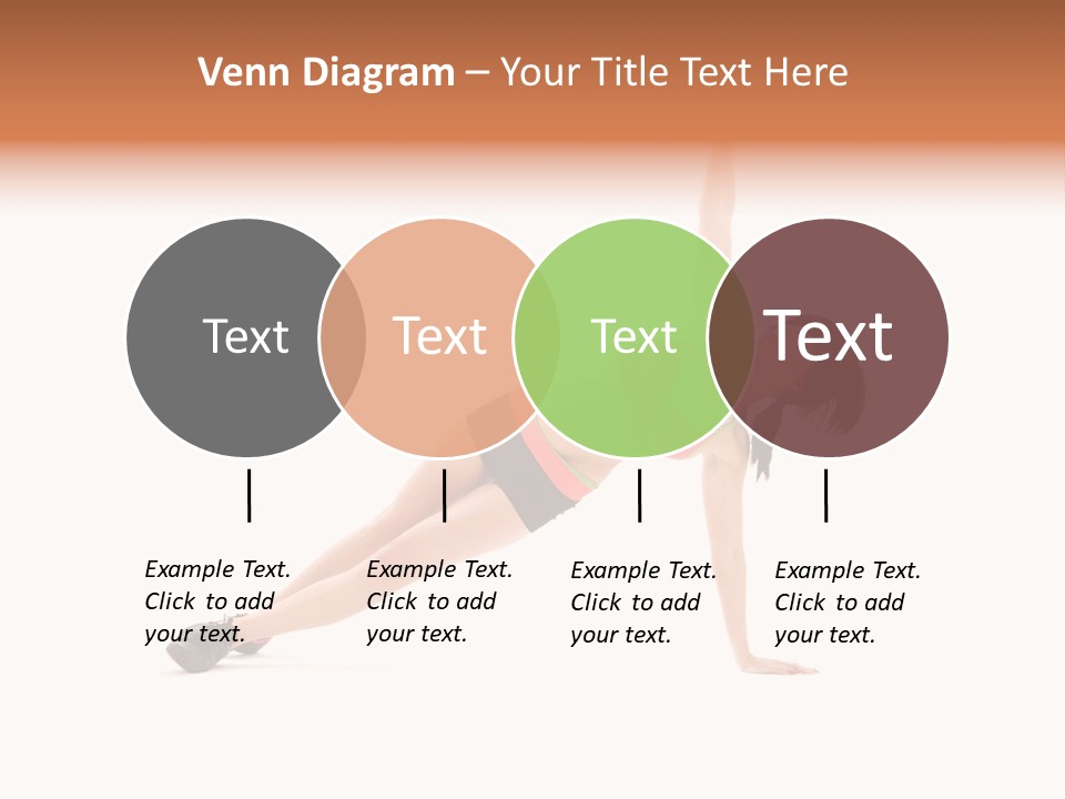 Girl Young Workout PowerPoint Template