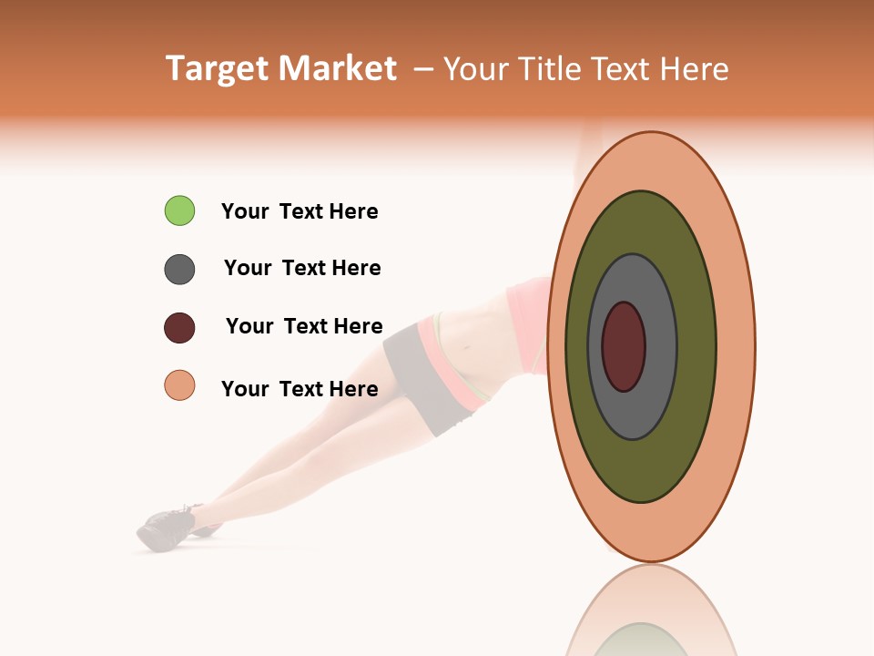 Girl Young Workout PowerPoint Template