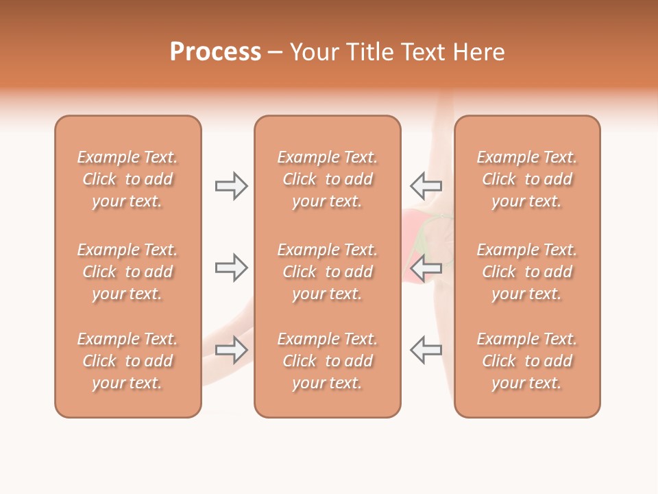 Girl Young Workout PowerPoint Template