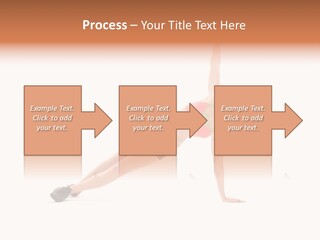 Girl Young Workout PowerPoint Template