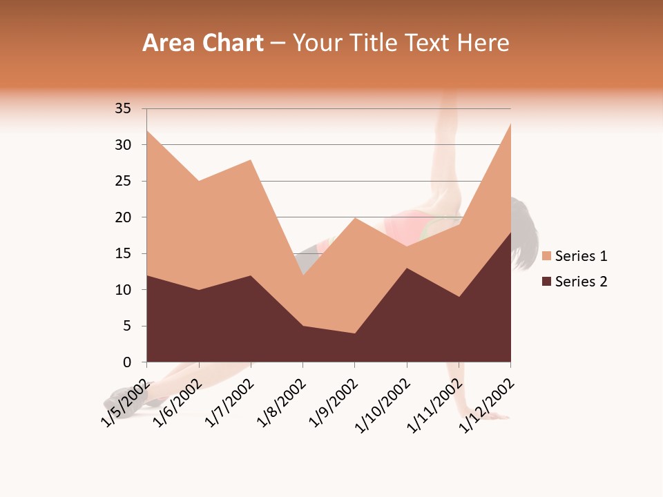 Girl Young Workout PowerPoint Template