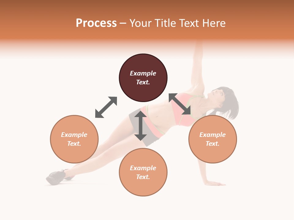 Girl Young Workout PowerPoint Template