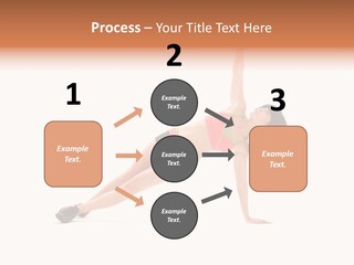 Girl Young Workout PowerPoint Template