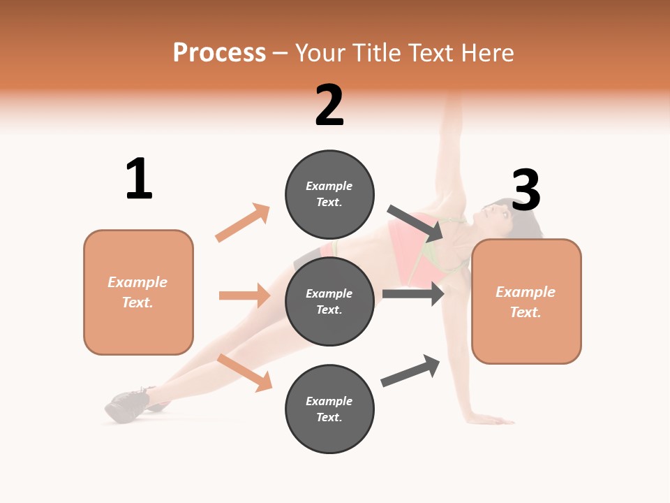 Girl Young Workout PowerPoint Template