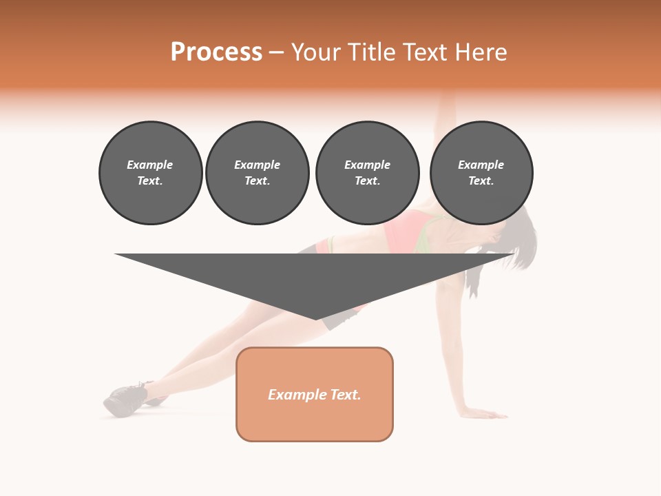 Girl Young Workout PowerPoint Template