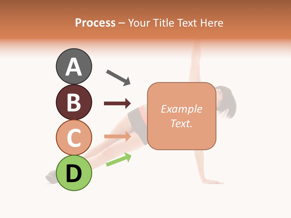 Girl Young Workout PowerPoint Template