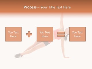 Girl Young Workout PowerPoint Template