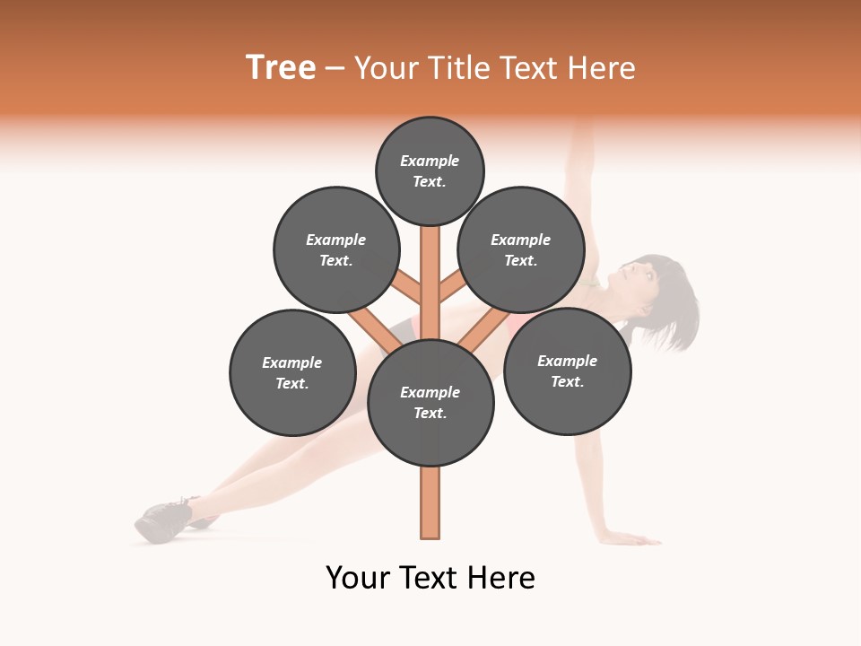 Girl Young Workout PowerPoint Template