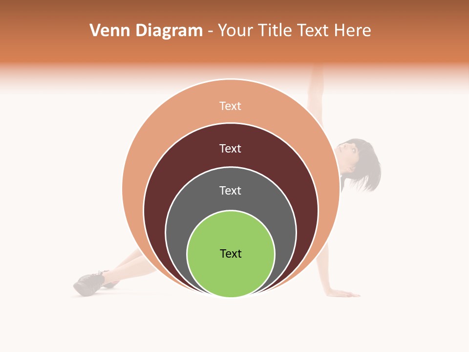 Girl Young Workout PowerPoint Template