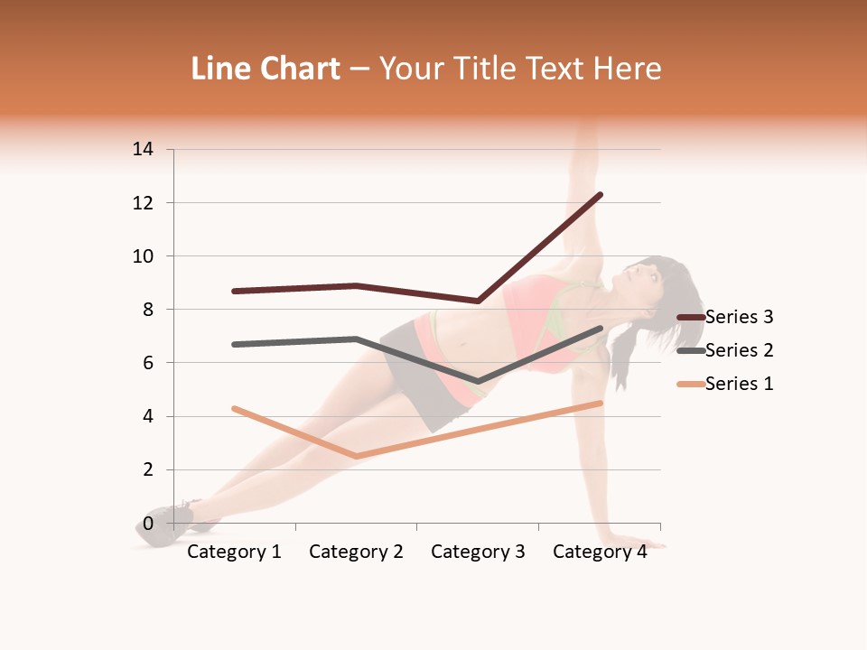 Girl Young Workout PowerPoint Template