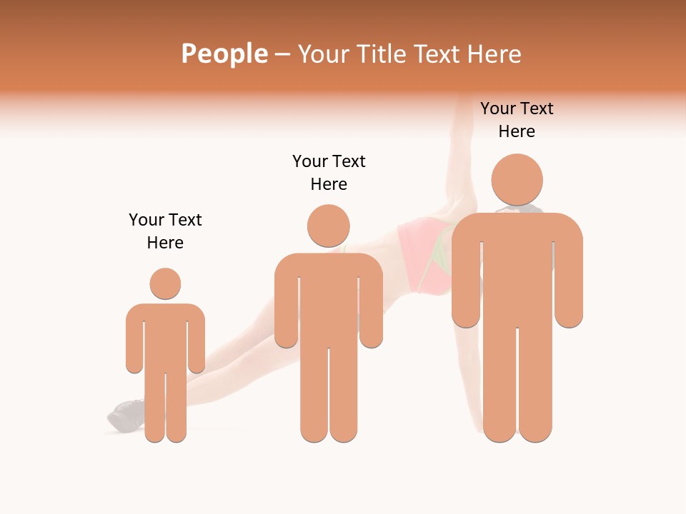 Girl Young Workout PowerPoint Template