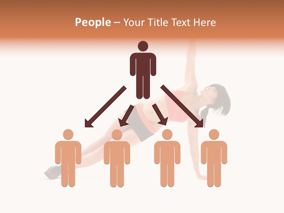 Girl Young Workout PowerPoint Template