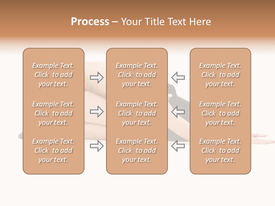 Isolated Gymnastic Woman PowerPoint Template