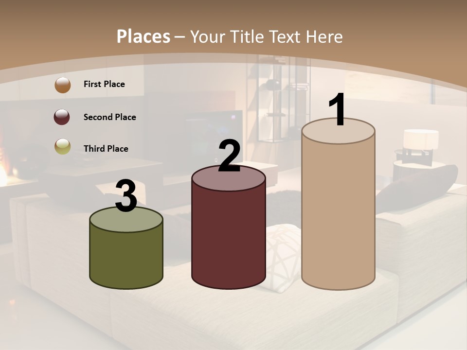 Holiday Colour House PowerPoint Template