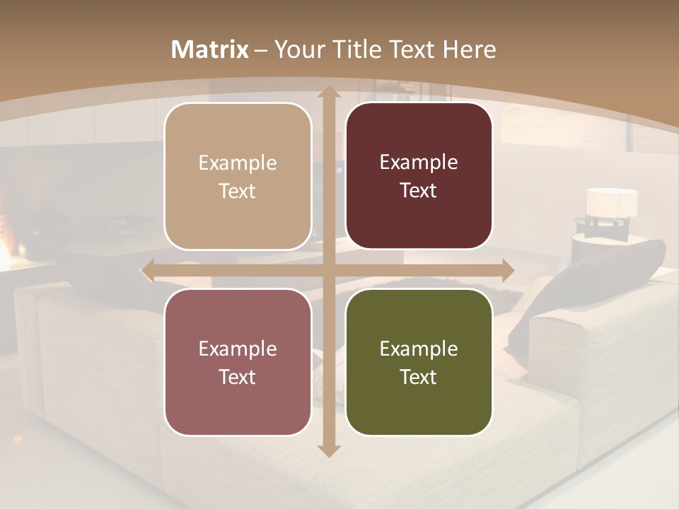 Holiday Colour House PowerPoint Template