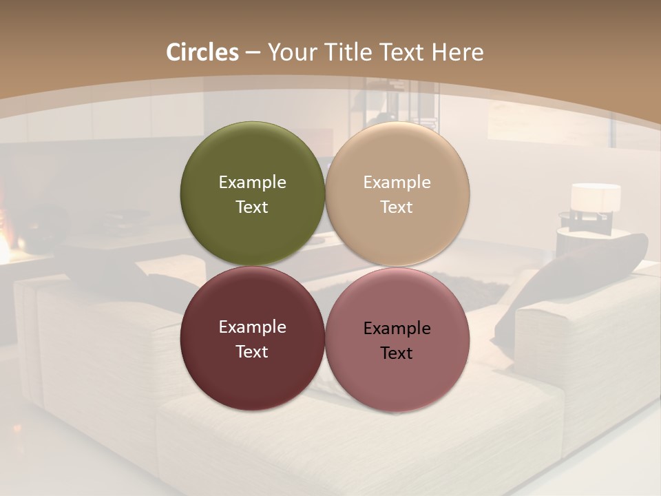 Holiday Colour House PowerPoint Template