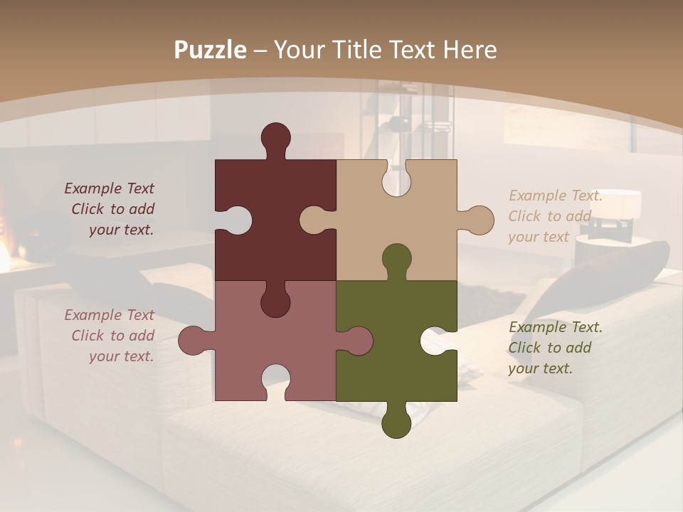 Holiday Colour House PowerPoint Template