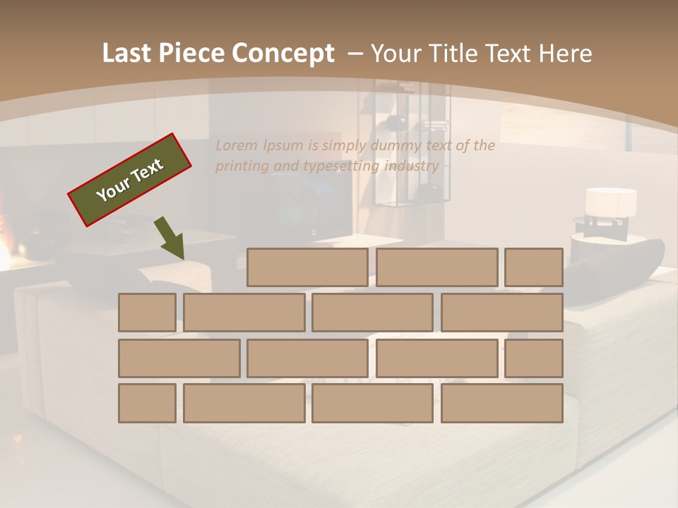 Holiday Colour House PowerPoint Template