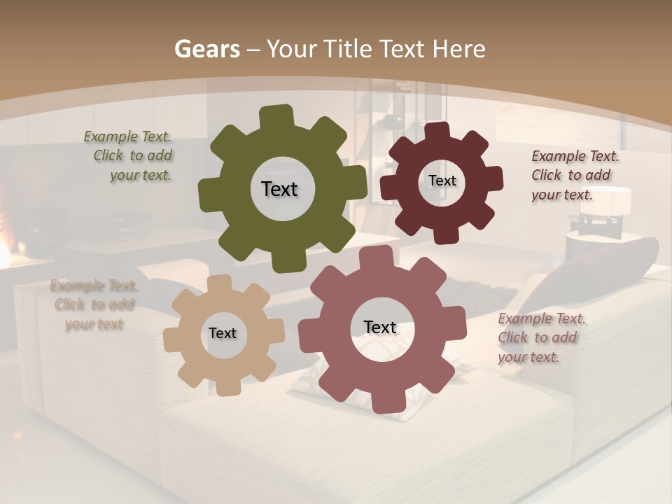 Holiday Colour House PowerPoint Template