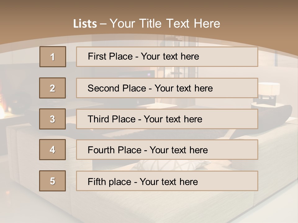 Holiday Colour House PowerPoint Template