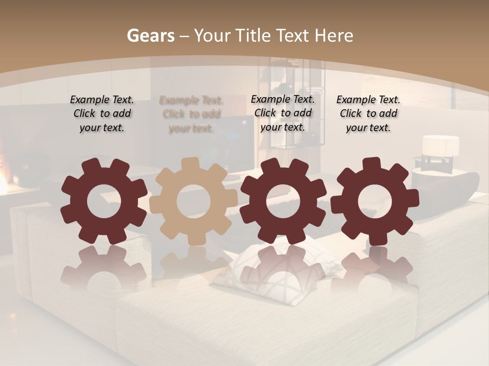 Holiday Colour House PowerPoint Template