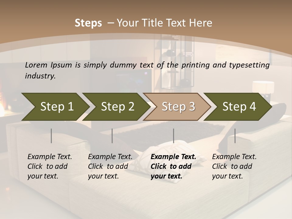 Holiday Colour House PowerPoint Template