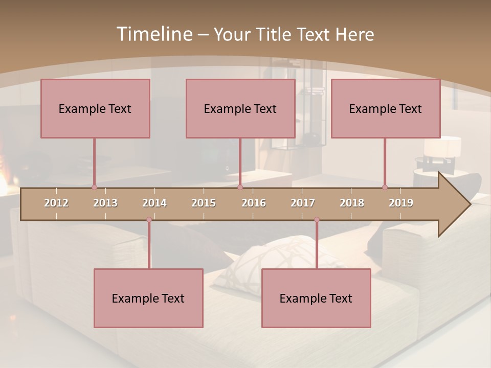 Holiday Colour House PowerPoint Template