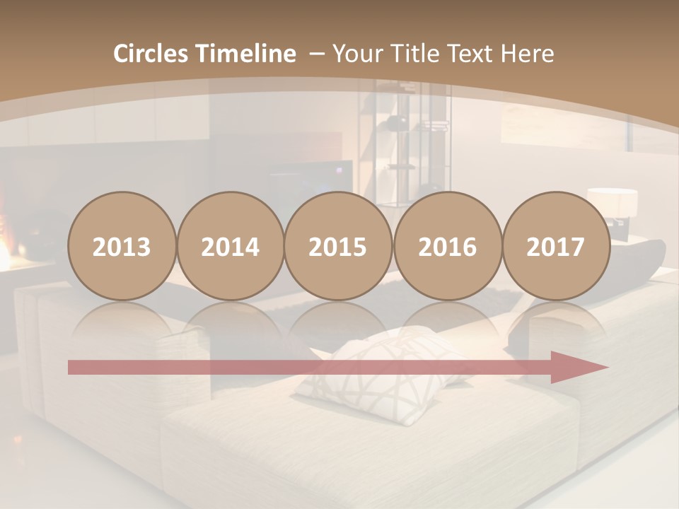 Holiday Colour House PowerPoint Template