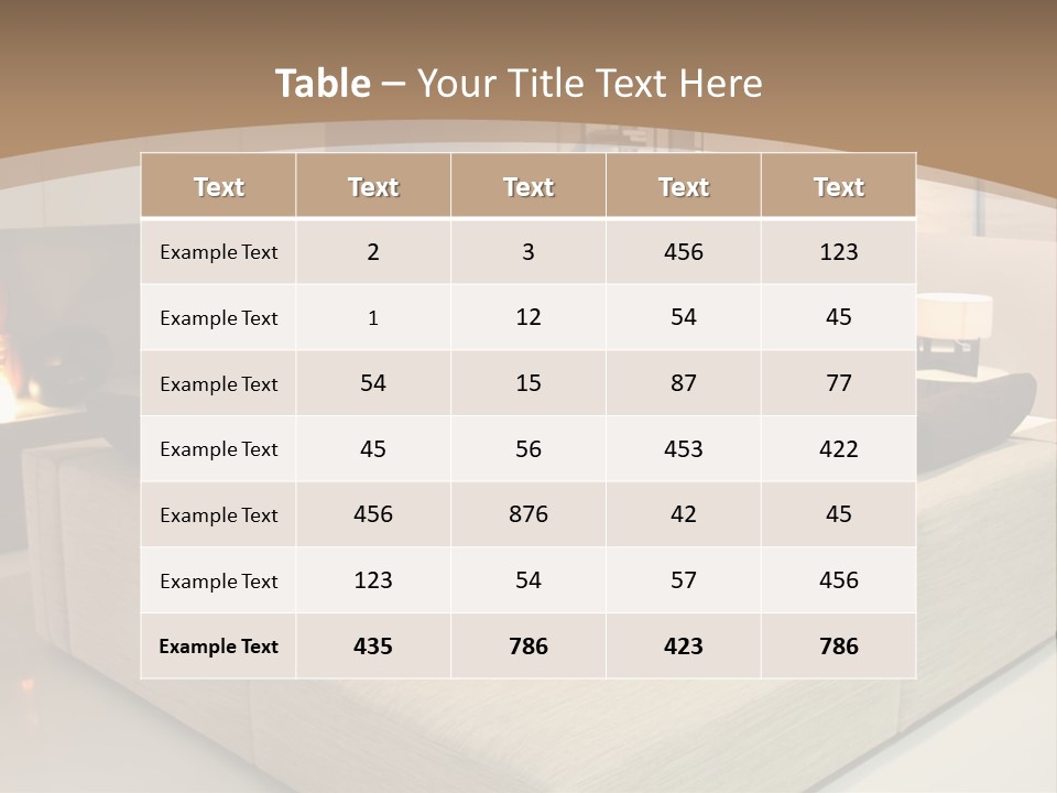 Holiday Colour House PowerPoint Template
