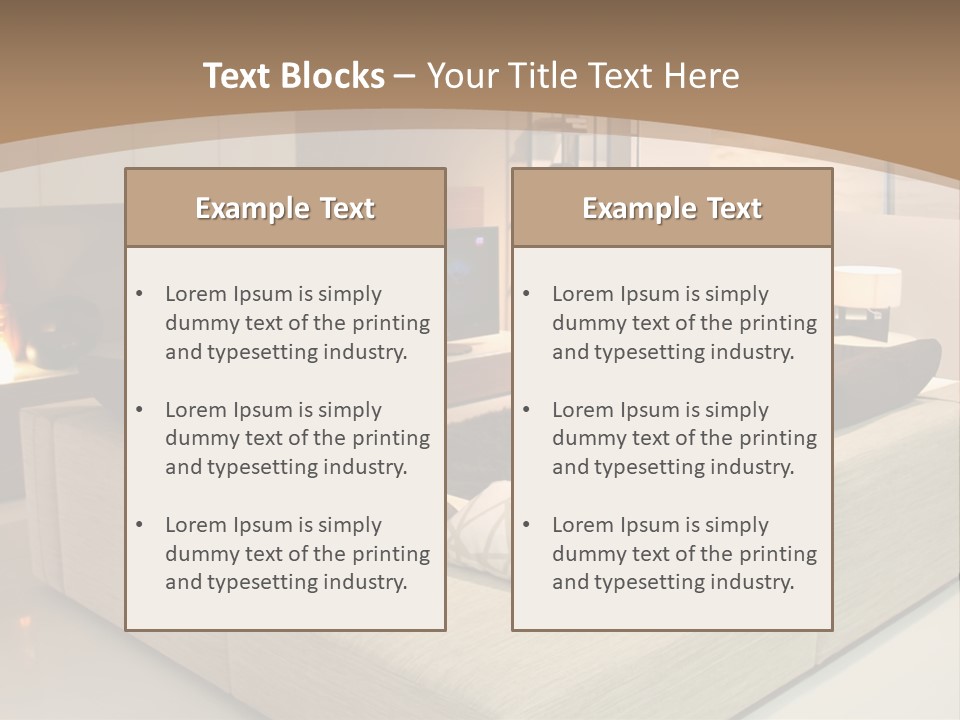 Holiday Colour House PowerPoint Template