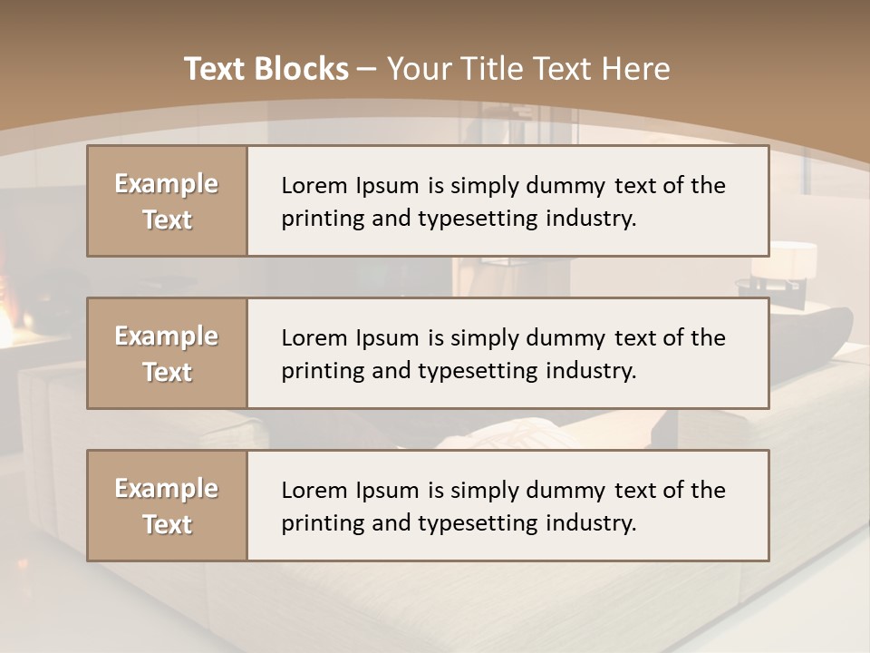 Holiday Colour House PowerPoint Template