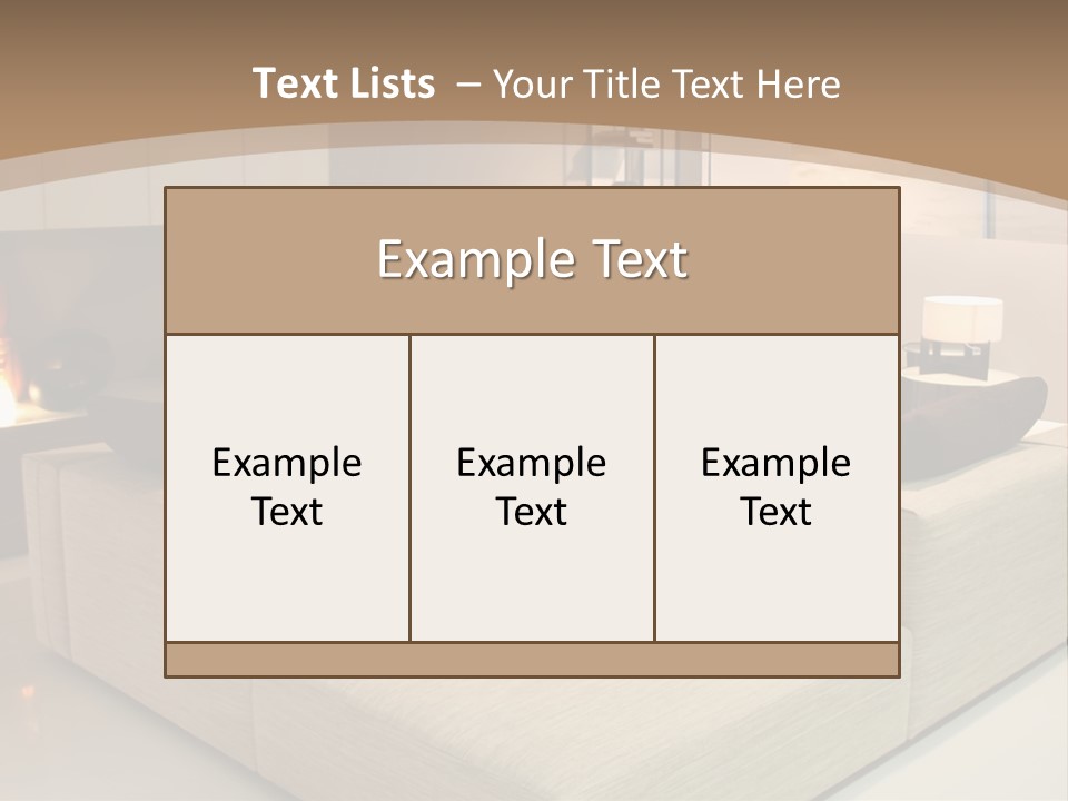 Holiday Colour House PowerPoint Template