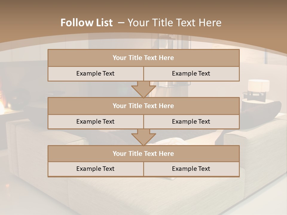 Holiday Colour House PowerPoint Template