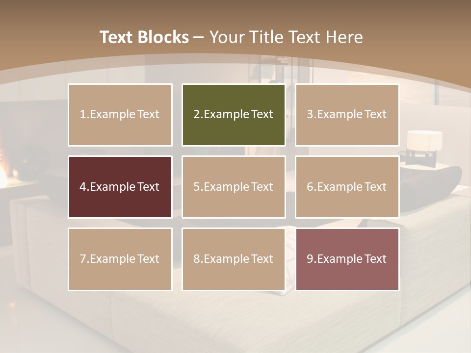 Holiday Colour House PowerPoint Template