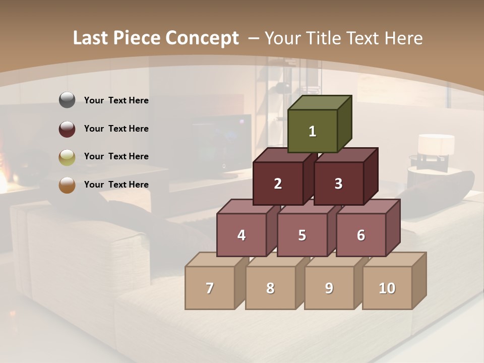 Holiday Colour House PowerPoint Template