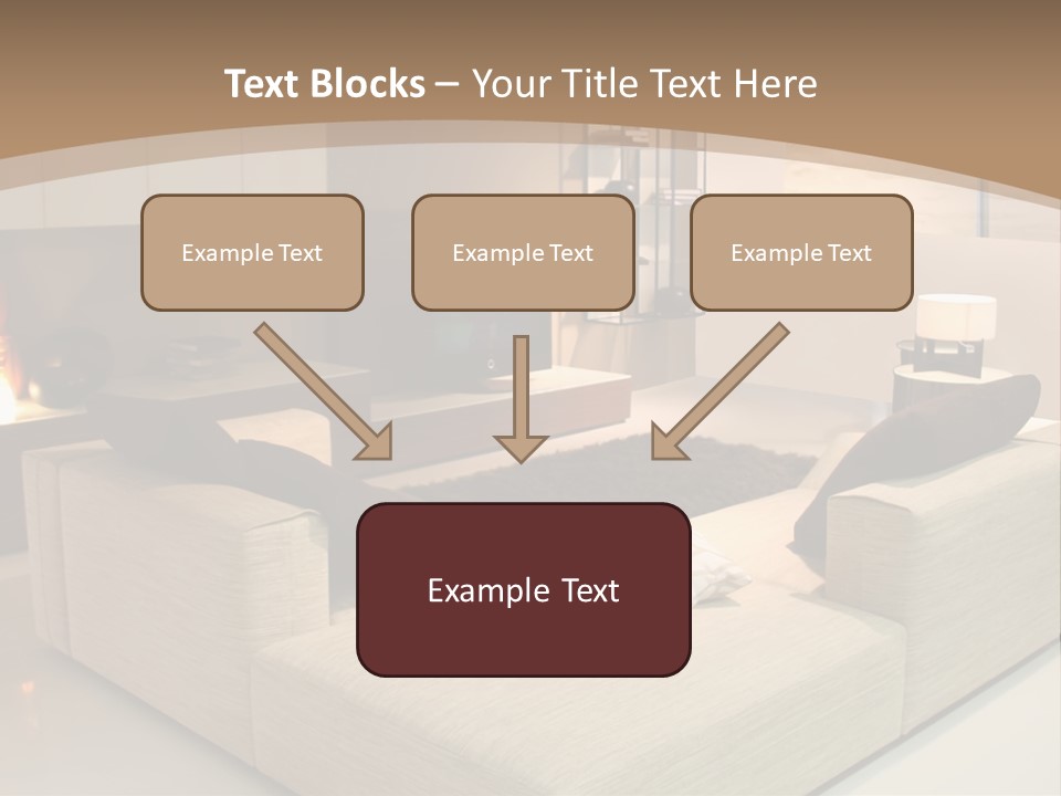 Holiday Colour House PowerPoint Template