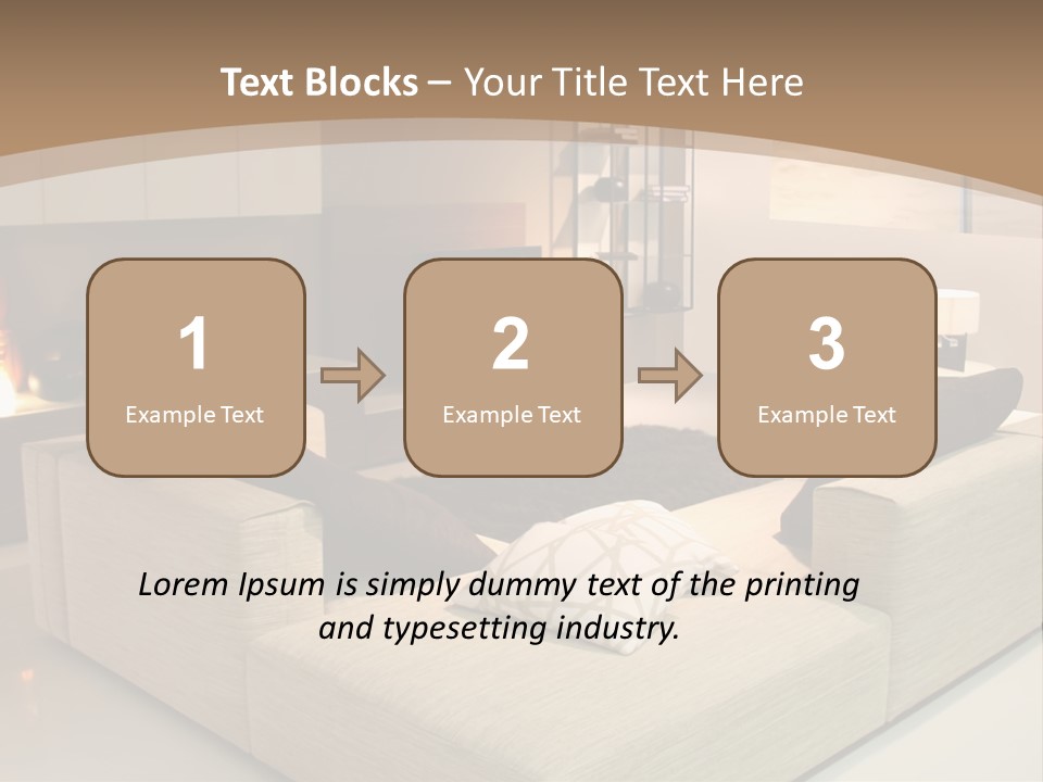 Holiday Colour House PowerPoint Template