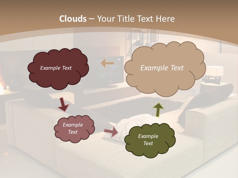 Holiday Colour House PowerPoint Template