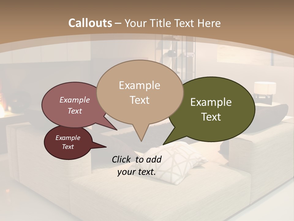 Holiday Colour House PowerPoint Template