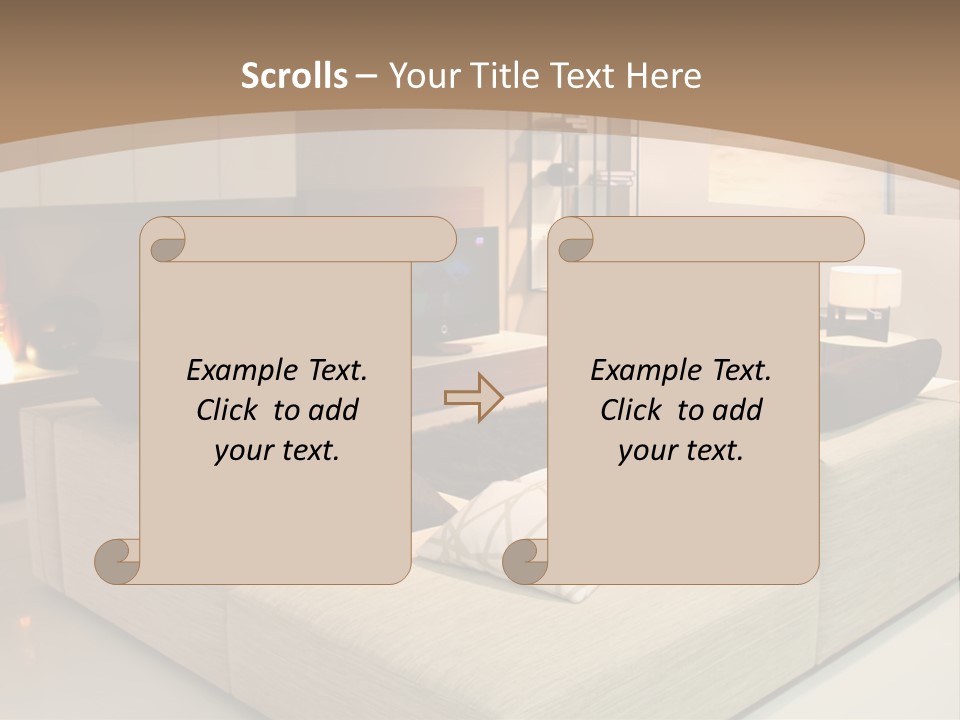 Holiday Colour House PowerPoint Template