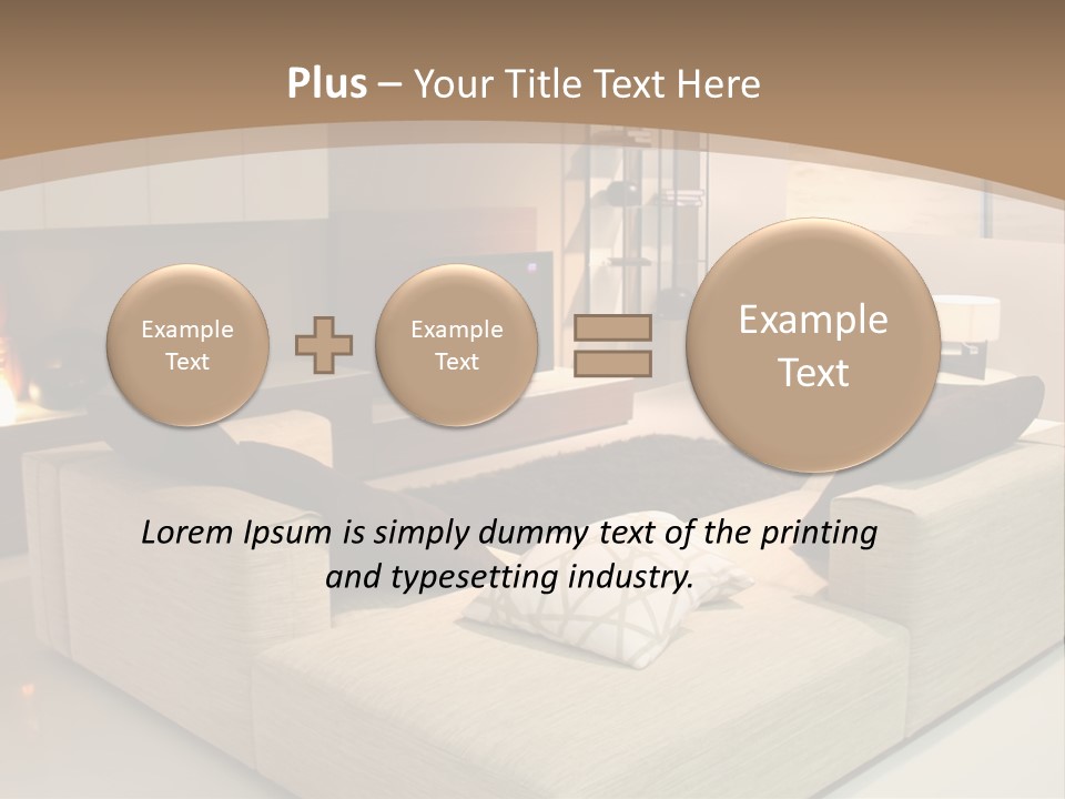 Holiday Colour House PowerPoint Template