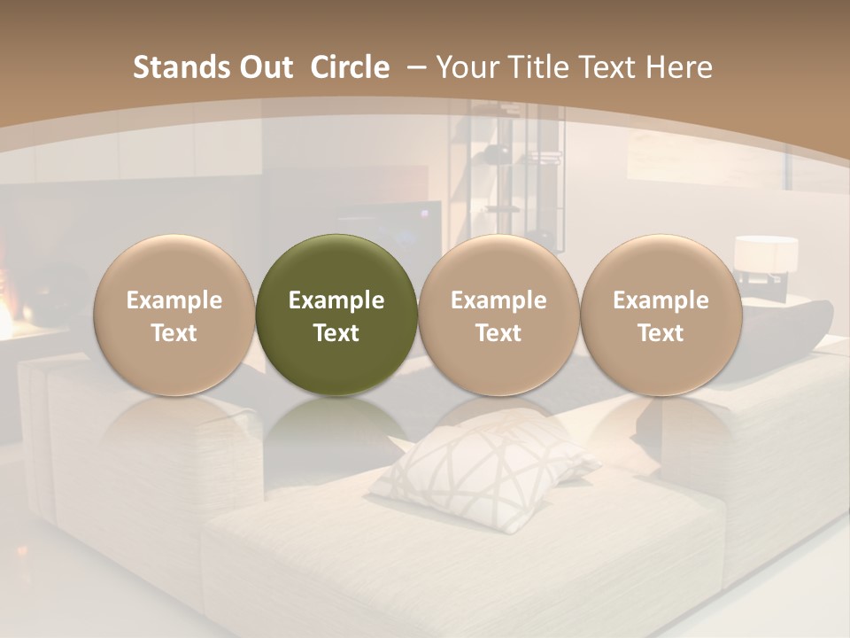 Holiday Colour House PowerPoint Template