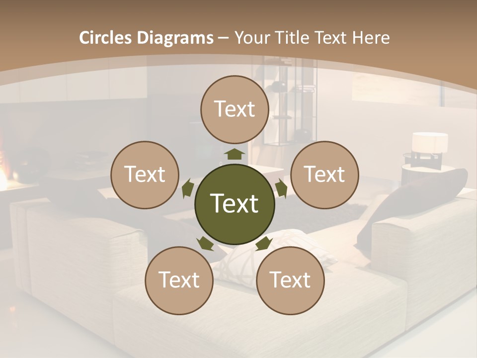 Holiday Colour House PowerPoint Template