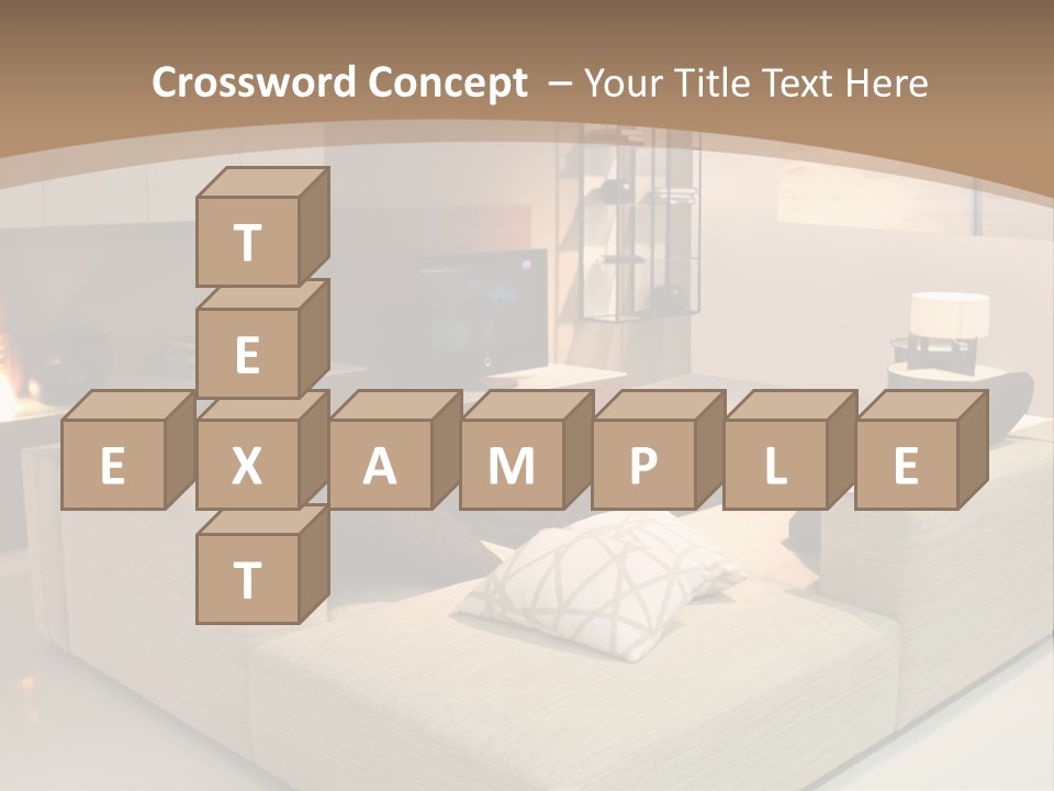 Holiday Colour House PowerPoint Template