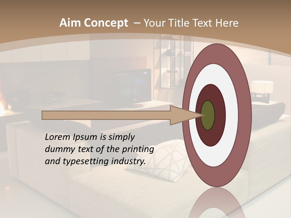 Holiday Colour House PowerPoint Template