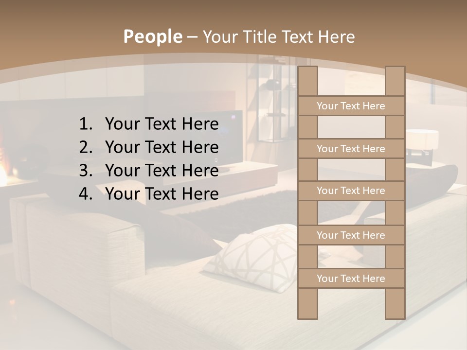 Holiday Colour House PowerPoint Template