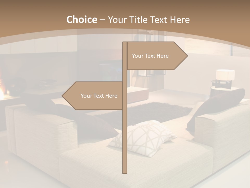 Holiday Colour House PowerPoint Template