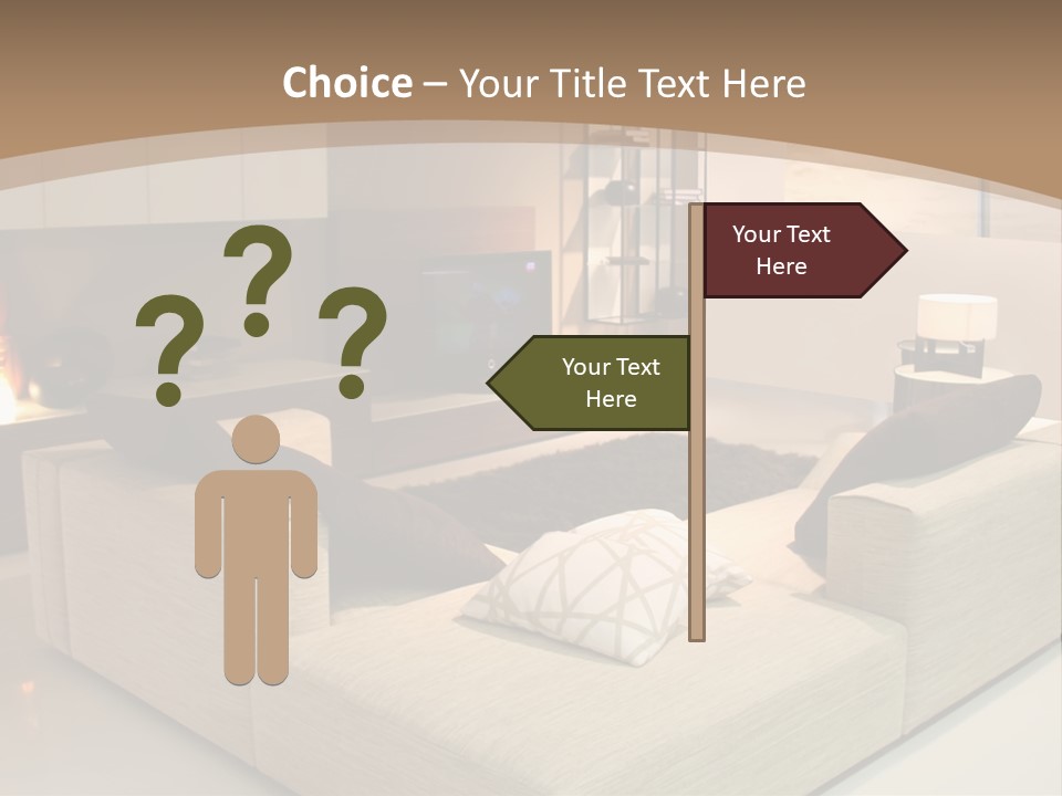 Holiday Colour House PowerPoint Template