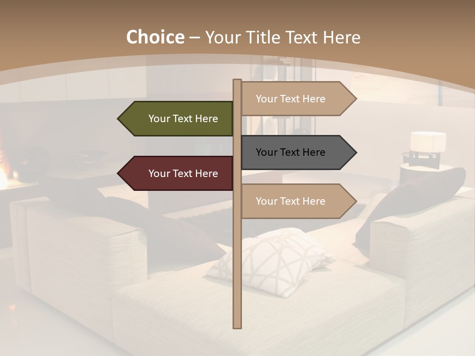 Holiday Colour House PowerPoint Template